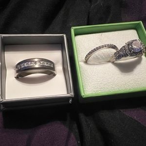 Wedding and engagement rings